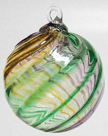 Classic Ball Ornaments Multi Mardi Gras - No Box