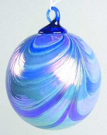 Classic Ball Ornaments Pink & Blue Drape - No Box