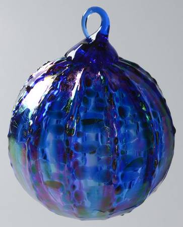 Classic Ball Ornaments Cobalt Luster - No Box
