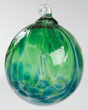 Classic Ball Ornaments Aqua Wave - No Box