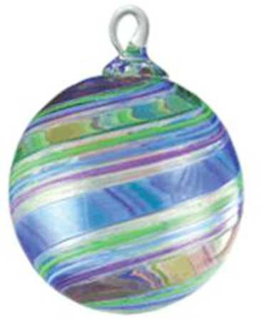 Classic Ball Ornaments Pastel Cane - No Box