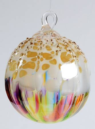 Classic Ball Ornaments Rainbow Sprinkle - No Box