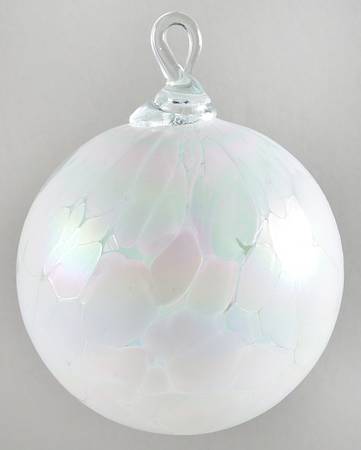Classic Ball Ornaments Snow Mosaic Chip - No Box