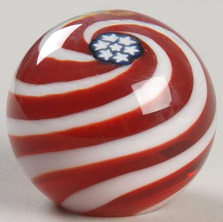 Glass Eye Studio Paperweights Old Glory - Small - Boxed