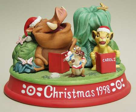 Disney Christmas Figurine Jungle Bells - No Box