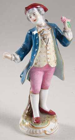 Richard Ginori Figurines Man With Rose - No Box