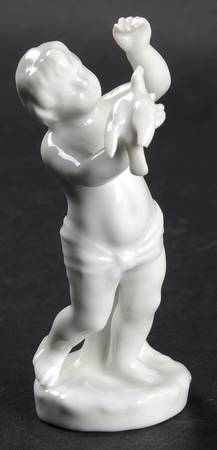 Richard Ginori Figurines Cherub With Small Bird - No Box