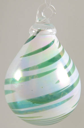 Raindrop Ornaments Spearmint Twist - No Box