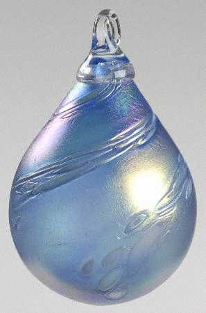 Raindrop Ornaments Sky Blue - No Box