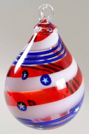 Raindrop Ornaments Liberty - No Box