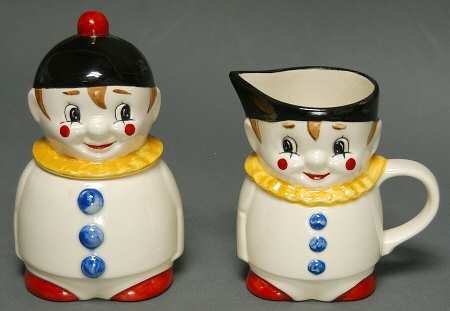 Clown Giftware Cream & Sugar Set - No Box