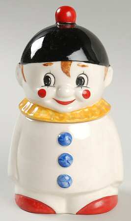 Clown Giftware Sugar Bowl W/Lid - No Box