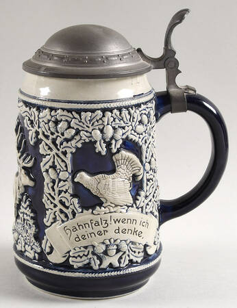 German Beer Steins Gahnfalz Wenn Ich - No Box