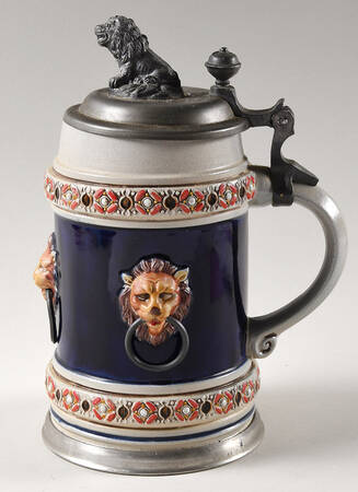 German Beer Steins Lion - No Box