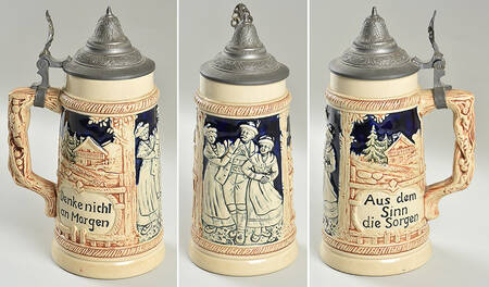 German Beer Steins Aus Dem Sinn Die Sorgen - No Box 108