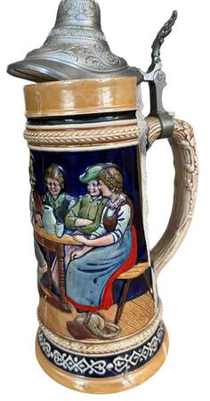 German Beer Steins Biergarten Pub Men & Women - No Box