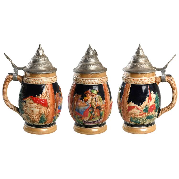 German Beer Steins Feierabend-Evening Of Celebration - No Box