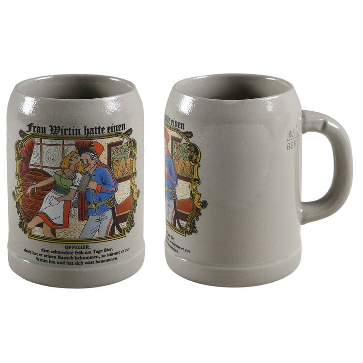 German Beer Steins Frau Wirtin Hatte Einen - No Box