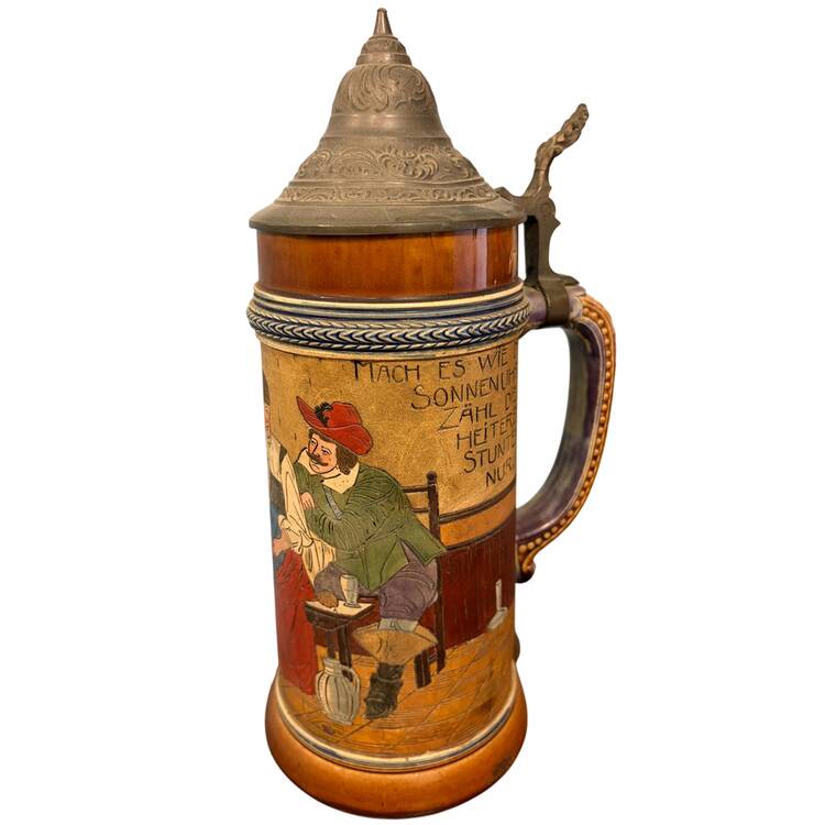 German Beer Steins German Scene - No Box