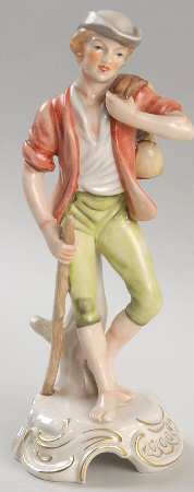 Gerhard Bochmann Figurines Cowboy With Bells-Color - No Box