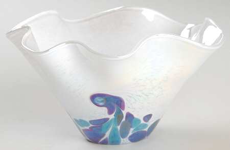 Glass Eye Studios Giftware White Spin Mini Bowl - Boxed