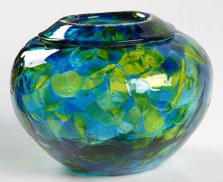 Glass Eye Studios Giftware Fauna Vase Lily Pond - Boxed