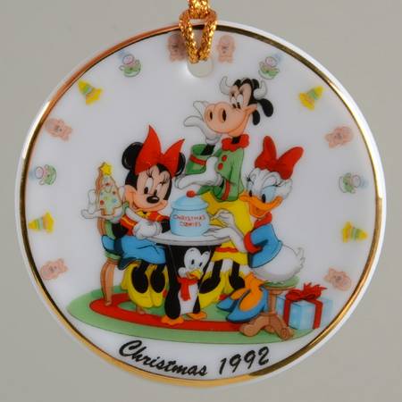Disney Annual Ornaments-Flat Christmas Cookies - Boxed