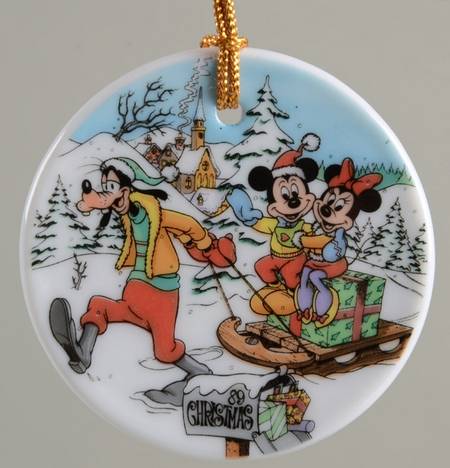 Disney Annual Ornaments-Flat The Sleigh Ride - Boxed