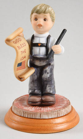 Berta Hummel Figurines God Bless The U.S.A. - Boxed
