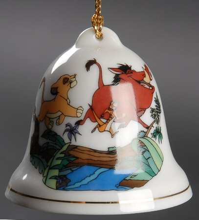 Disney Christmas Bell Lion King-Timon And Pumba - No Box