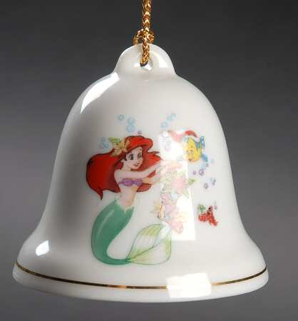 Disney Christmas Bell The Little Mermaid-Ariel - No Box
