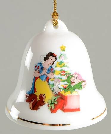 Disney Christmas Bell Snow White And Dopey - No Box