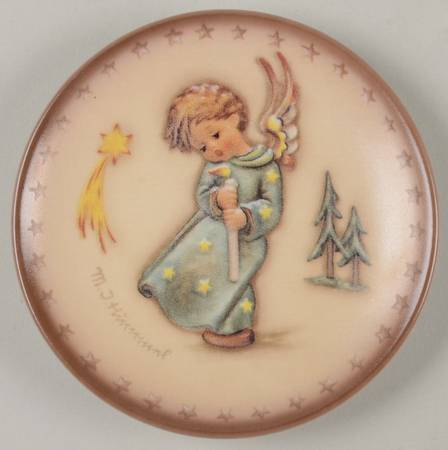 Miniature Annual Plate Heavenly Angel - With Box