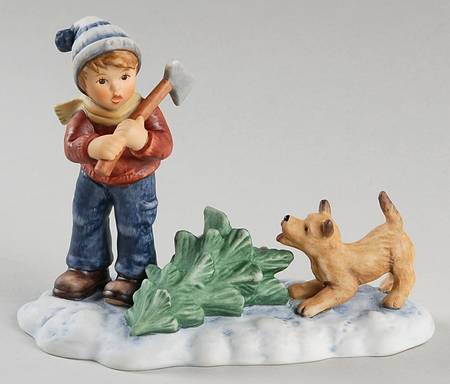 Seasons Greetings-Berta Hummel The Perfect Tree - Boxed