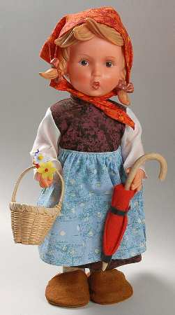 Hummel Vinyl Dolls Visiting An Invalid - With Box