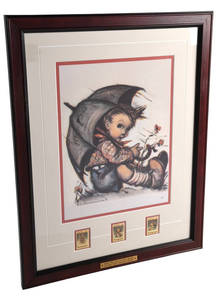 Hummel Framed Print Have The Sun In Your Heart - 3 Stamps - No Box