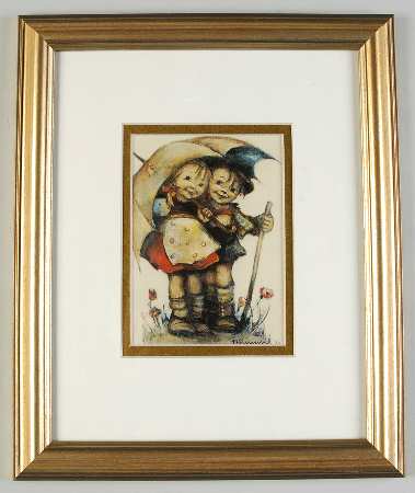 Hummel Framed Print Stormy Weather - With Box