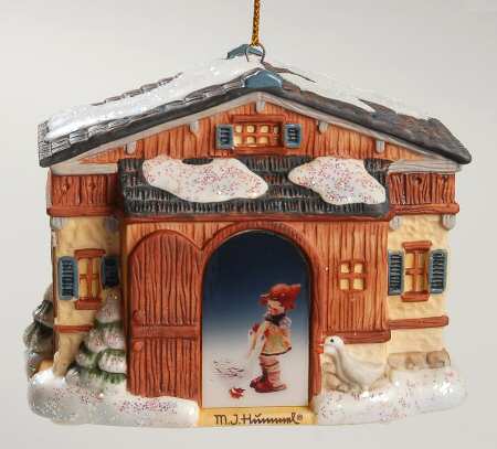M I Hummel Bavarian Village Tending The Geese - No Box
