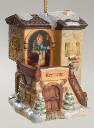 M I Hummel Bavarian Village Winter's Comfort - No Box