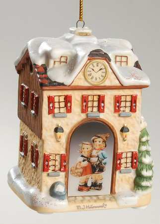 M I Hummel Bavarian Village Clock Shoppe - No Box