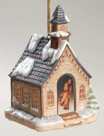 M I Hummel Bavarian Village Candlelight Church - No Box