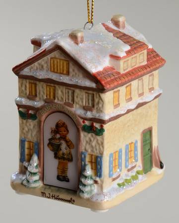M I Hummel Bavarian Village Warm Winter Wishes - No Box