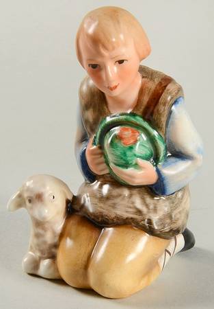 Goebel Nativity-Hx257 Shepherd With Lamb - No Box