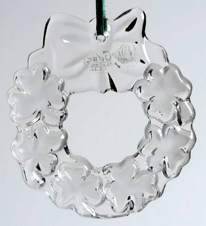 Christmas Hanging Ornaments Shamrock Wreath - Boxed