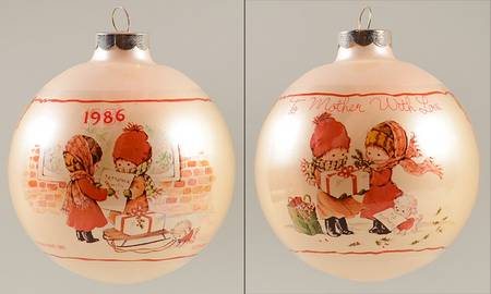 Moppets Christmas Ornaments To Mother With Love - Boxed
