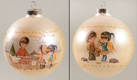 Moppets Christmas Ornaments Merry Christmas Teacher - Boxed
