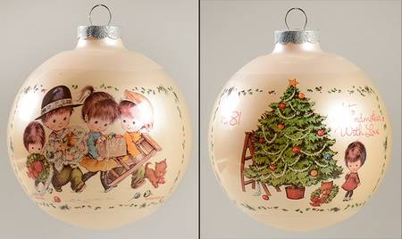 Moppets Christmas Ornaments To Grandmother With Love - Boxed