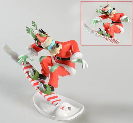 Disney President's Edition Snowboarding Goofy-With Base - Boxed
