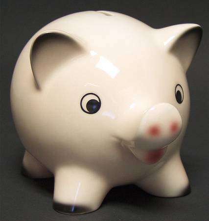 Goebel Banks Penny Pinching Piggy-Medium - Boxed