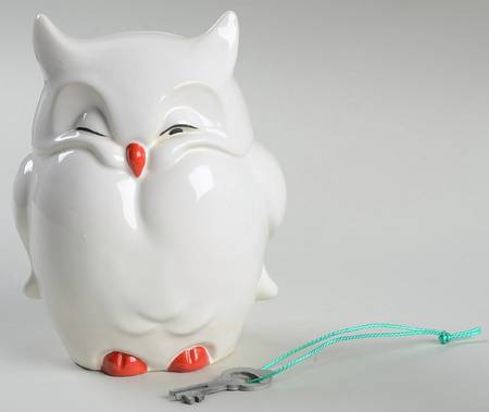 Goebel Banks Eagle Owl-White - No Box